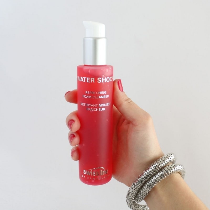 Sữa rửa mặt tái tạo và nuôi dưỡng làn da hoàn hảo Swissline water shock refreshing foam cleanser